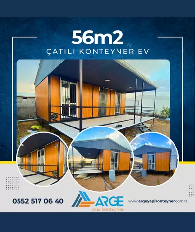 56m2 Çatılı Konteyner