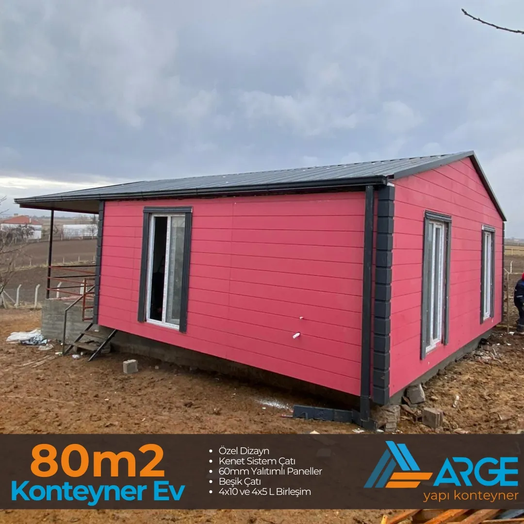 80m2 Konteyner Ev Ankara